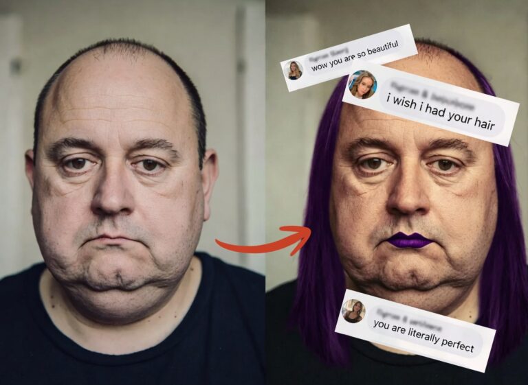 before after low self esteem